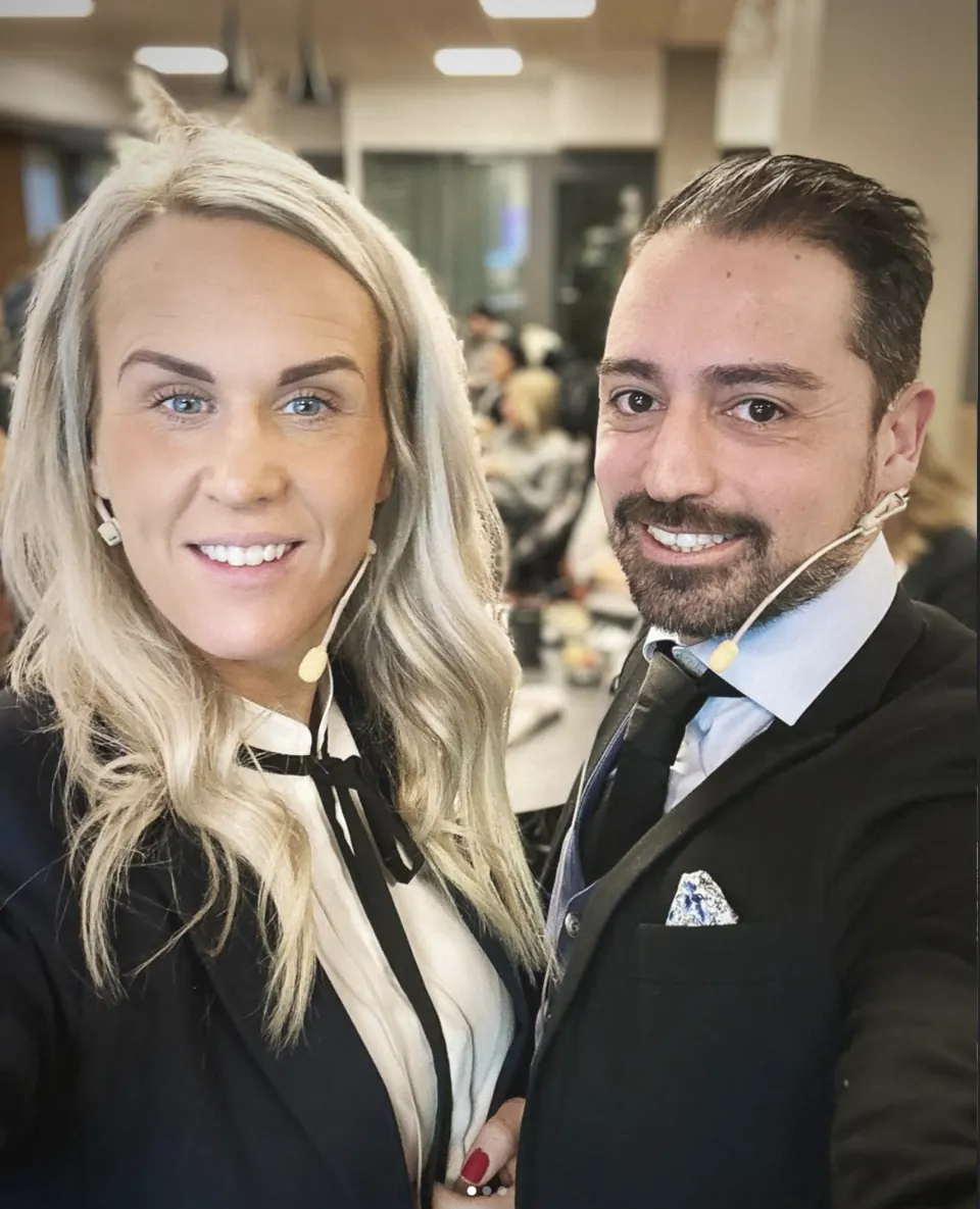 Poyan Sandnell och Malin Engström.